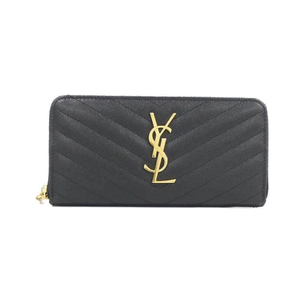 Saint Laurent Leather Long Wallet